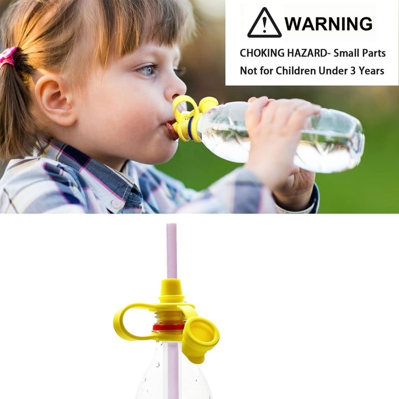 No Spill Silicone Bottles Top Spout for Toddlers Kids and Adults, Protects Kids Mouth, BPA Free (Upgraded) - BeesActive Australia
