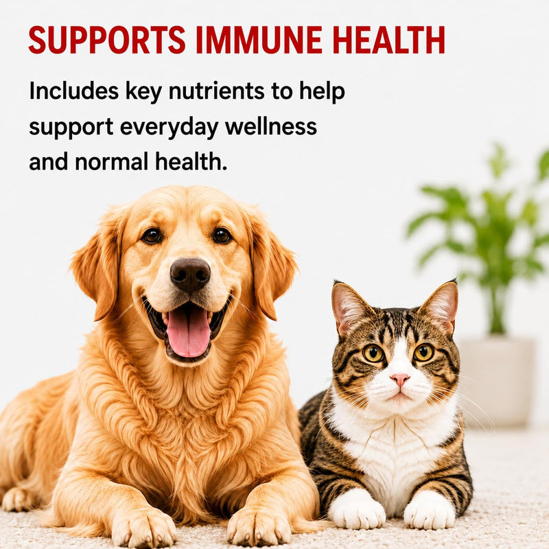 21-in-1 Dog Vitamins Multivitamin with Goji & Astragalus - Daily Vitamin Supplement for Immune Support, Digestion & Vitality - Supports Overall Health, Easy to Mix with Food - 2 fl oz