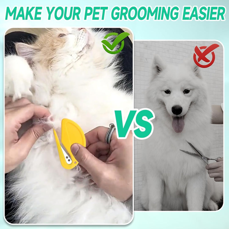 5 Pcs Knotting Comb For Cats,Safe Pet Knotting Comb, De Knotting Comb For Dog And Cat,Effective Knotting Comb Pet Grooming Tool,Cat Hair Knot Remover - BeesActive Australia