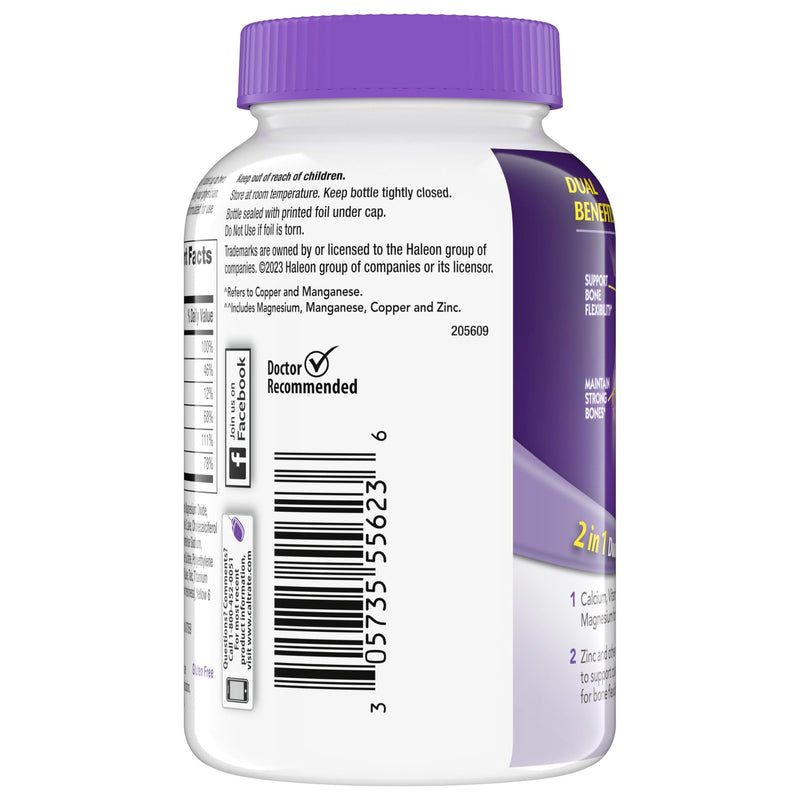 Caltrate 600 Plus D3 Vitamin D and Calcium Supplement Tablets, 120 Count | Highest Level of Vitamin D3, Maximizes Calcium Absorption to Support Strong Bones and Daily Function New 120 Count (Pack of 1)