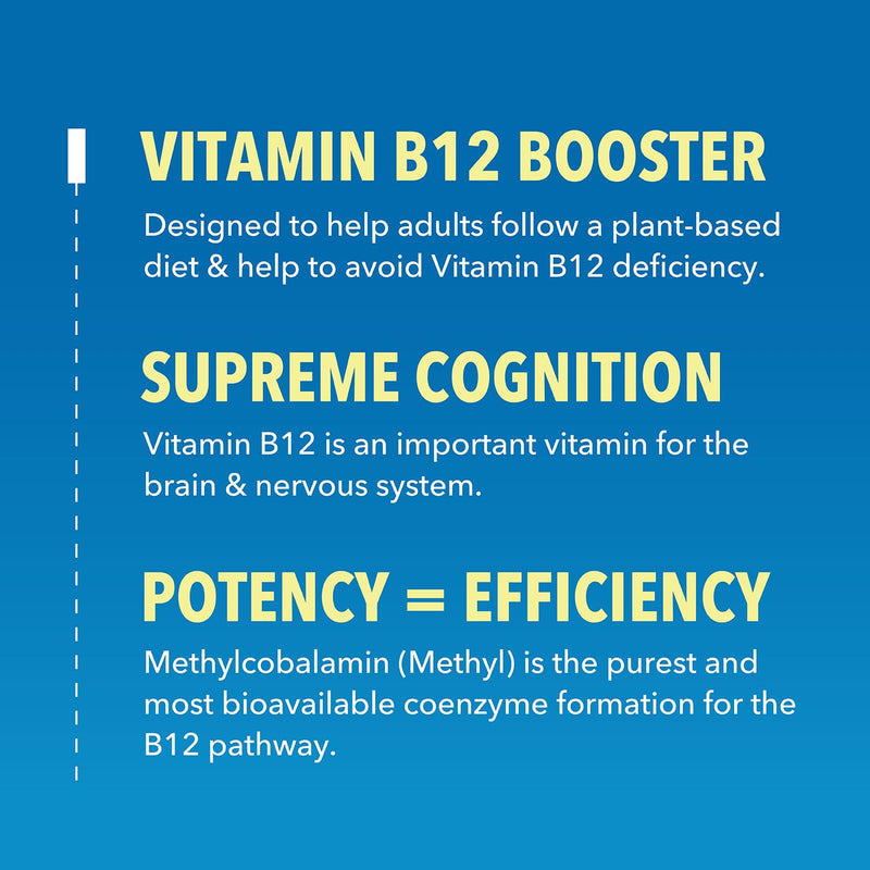 Organic Vitamin B12 Liquid Drops, Strawberry, Enhanced Energy, 1 Fl Oz | USDA Organic Vitamin B12 Liquid Drops, Highly Bioavailable Methylcobalamin for Nervous System Support, 30 Servings, Non-GMO
