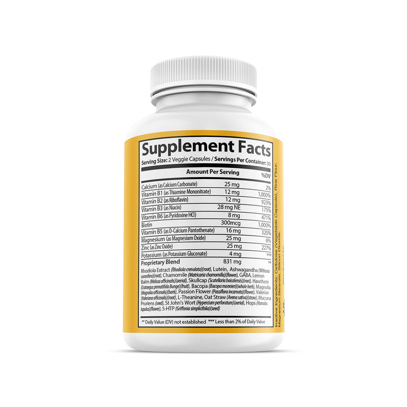 Warped Wellness Womens Supplement That Boosts Mood, Helps Relax The Mind & Body, Relieves Tension & Worries| Magnolia Bark for Female Specific Help| Serene Goddess | Vitamin Helps Boost Mood