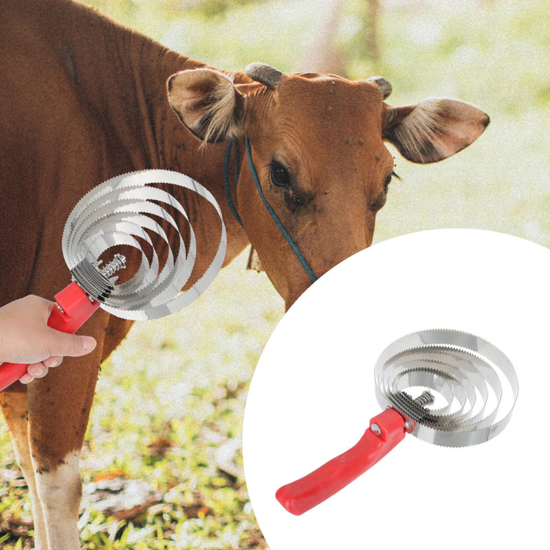 FRCOLOR 1pc Sheep Comb Horse Comb Livestock Scraper Cleaning Gadgets Cattle Comb Farm Animal Brush Comb for Horses Cleaning Grooming Supplies Stainless Steel Pet Hair Removal Brush - BeesActive Australia