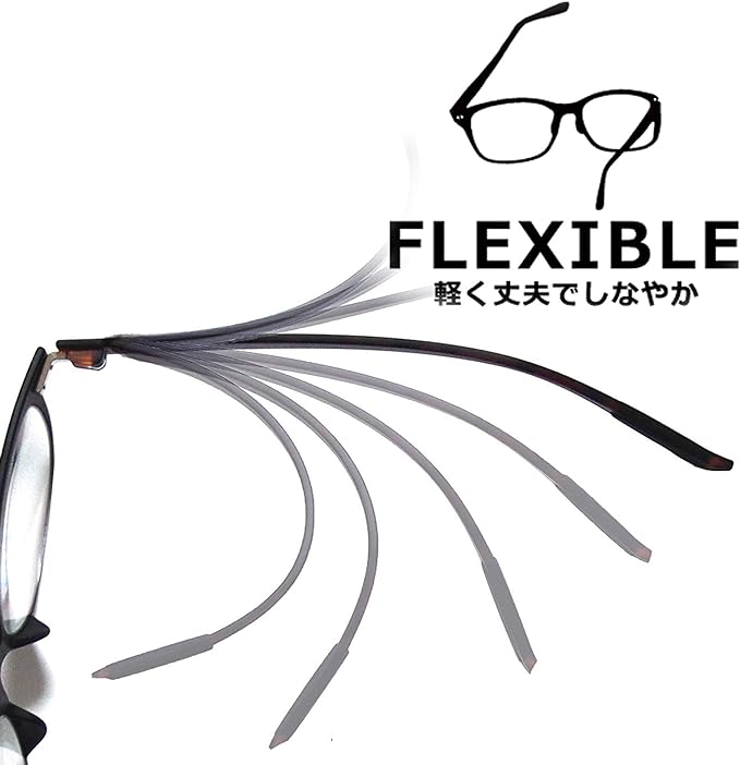 5352-15 Boston Colorfulook Reading Glasses, Blue Light Reduction, Portable, Lightweight, Stylish, Brown, Demi Degree + 1.50 (Colorful, Lightweight, Shape Memory Frame) - BeesActive Australia