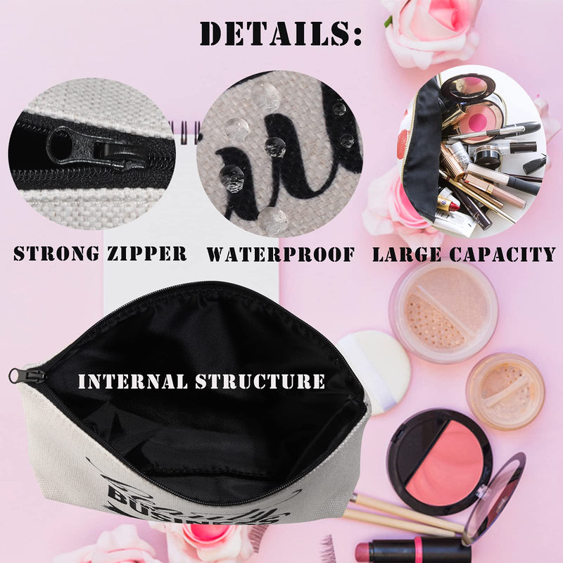 BDPWSS Dog Lover Gifts Horse Makeup Bags For Women Teen Girls I'm a Dog And Horse Kind Of Girl Paw Print Horseshoe Gift For Dog Mom Horse Lover Cowgirl Equestrian Gifts (Dog horse girl) Dog horse girl - BeesActive Australia