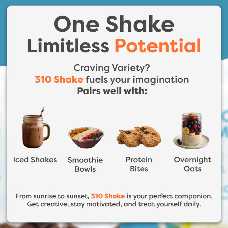 310 Nutrition All-in-One Meal Replacement Shake Powder w/Shaker Cup Starter Kit - High Protein Fiber Rich Vegan Superfood Blend - Sugar-Free, Keto & Paleo Friendly, Low Carb - Cookies N Cream 9 ct 1 Ounce (Pack of 1) - BeesActive Australia