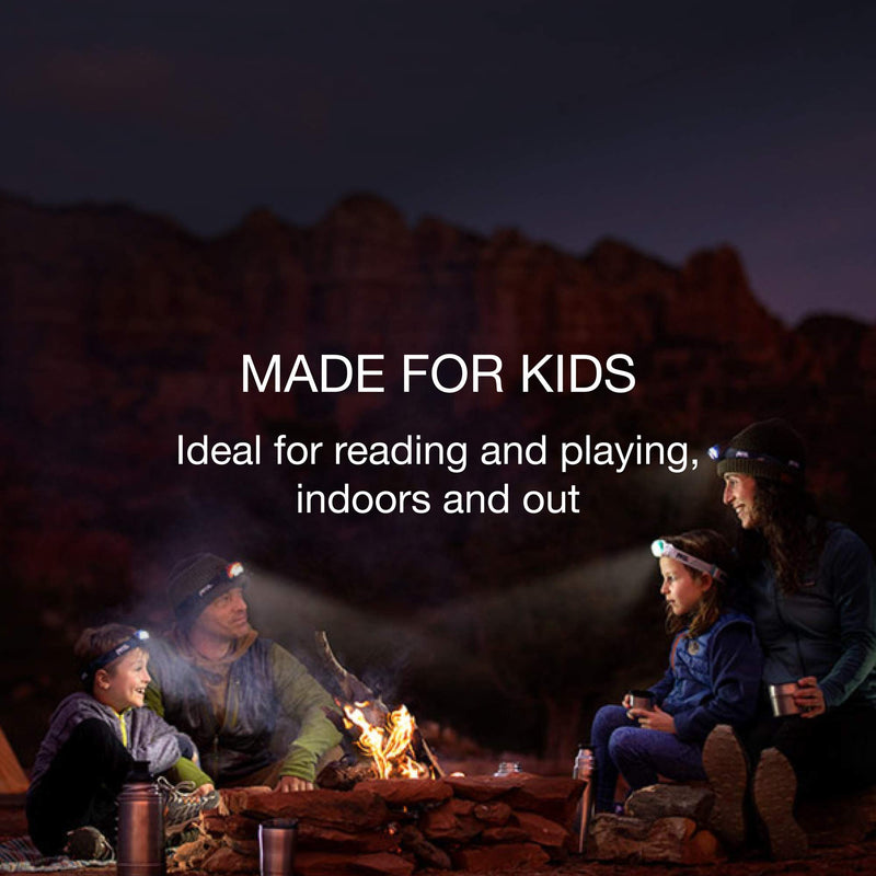 PETZL TIKKID Kids' Headlamp - Compact 20 Lumen Headlamp for Children 3 Years and Older - Blue