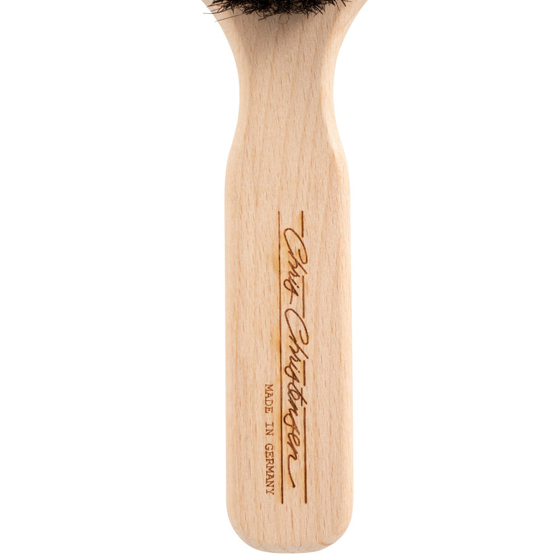 Chris Christensen Horse Hair Chalk Brush for Dogs, Groom Like a Professional, Even Applicaiton, Great for Face or Feet, 100% Horse Hair, Made in Germany - BeesActive Australia