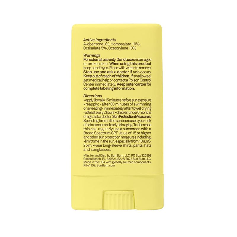 Sun Bum Kids SPF 50 Clear Sunscreen Face Stick | Wet or Dry Application | Hawaii 104 Reef Act Compliant (Octinoxate & Oxybenzone Free) Broad Spectrum UVA/UVB Sunscreen | 0.53 oz - BeesActive Australia