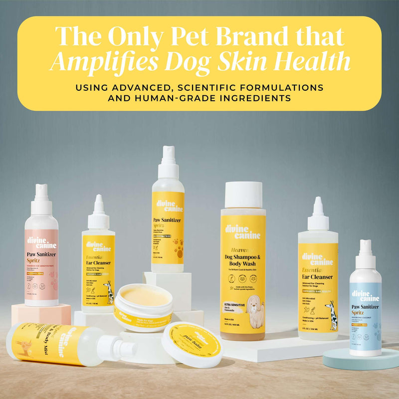 Dog Shampoo and Body Wash - 13.5 Fl Oz of Ultra Sensitive Dog Wash - Made with Aloe and Chamomile for a Healthy Skin and Coat - Made in The USA - PawsPlanet Australia