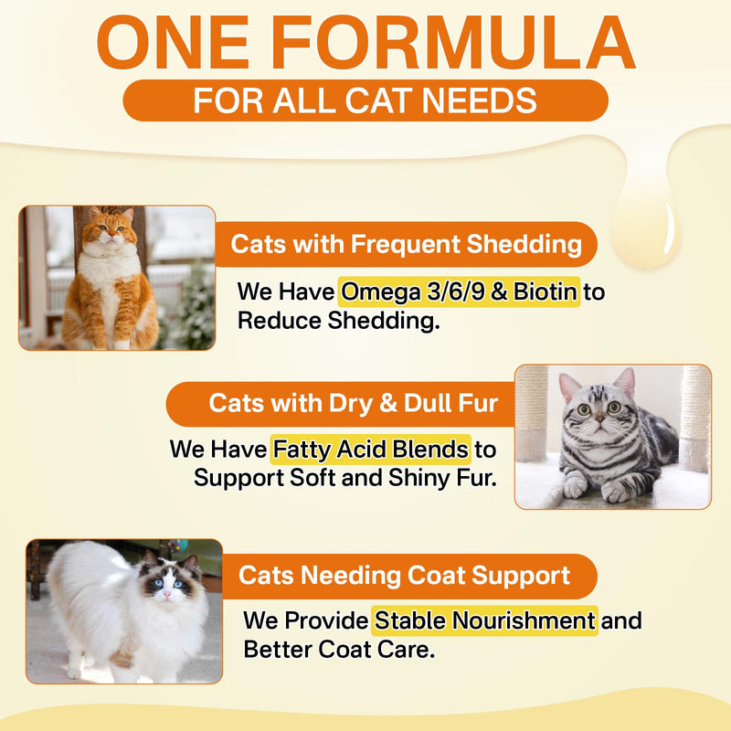 Puyrzoe Flea & Tick Support + Probiotics + Skin & Coat Chews for Cats – Flea Support, Gut Health & Coat Shine – 500 + 500 Chews with Omega-3-6-9, Vitamins & 6-Strain Probiotics, Chicken Flavor