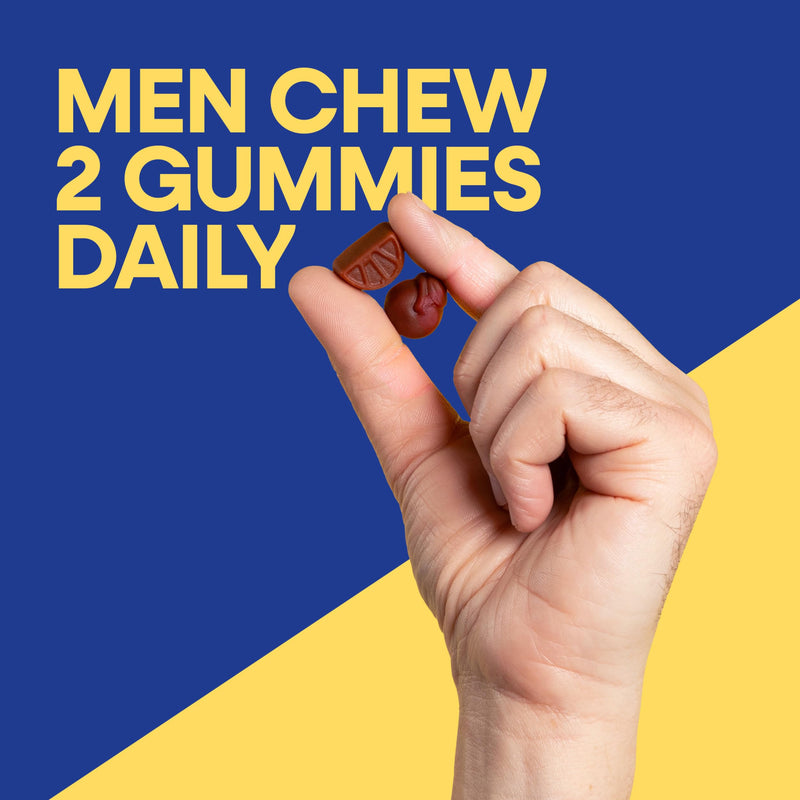 Nature's Way Alive! Men’s 50 Plus Multivitamin Gummy, Fruit-Flavored, 60 ct | Daily Chewable Multivitamins for Men with B-Vitamins, Vitamin D3 & Zinc, Supports Heart, Eye & Energy Metabolism,* 60 Count (Pack of 1)
