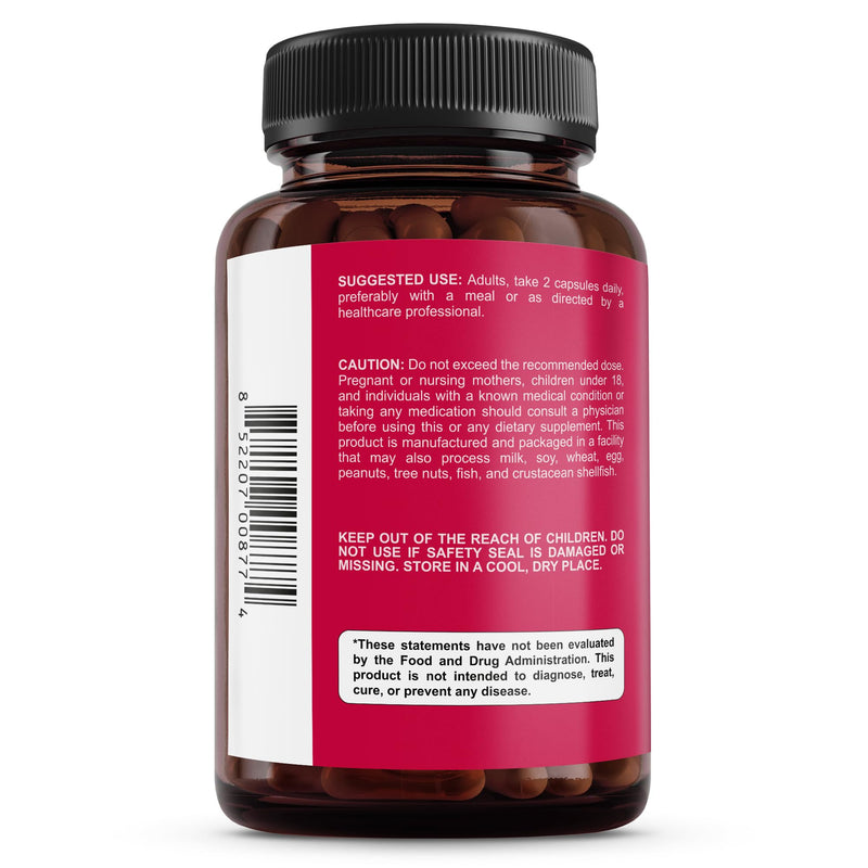 Premium Bladder Support Supplement – Bladder Control Supplement for Occasional Urinary Urgency, Frequency & Leakage – With Clinically Studied Cranberry, Pumpkin & Saw Palmetto - 60 Capsules