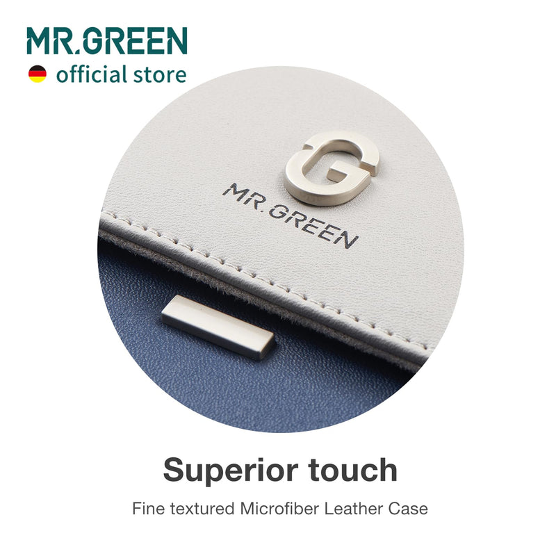 MR.GREEN Nail Clipper Sets 8 in 1 Pedicure Kits Stainless Steel Manicure Sets Personal Care Tools with Microfiber Leather Case (Mr-6658) Mr-6658 - BeesActive Australia