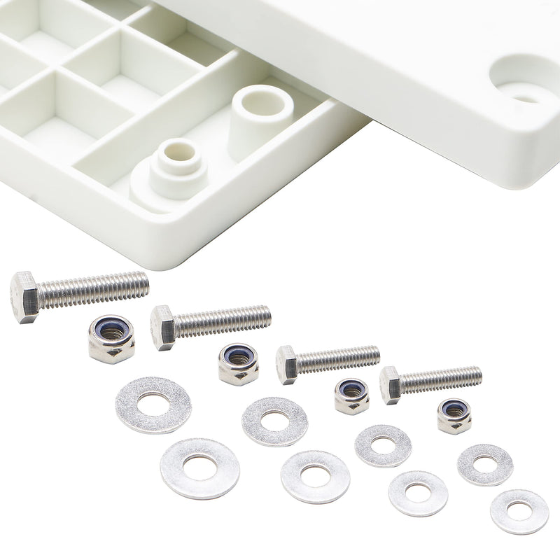Extreme Max 3005.5126 Outboard Motor Storage Bracket for 1" Rails - Fits 2-Stroke Engines Up to 8 HP
