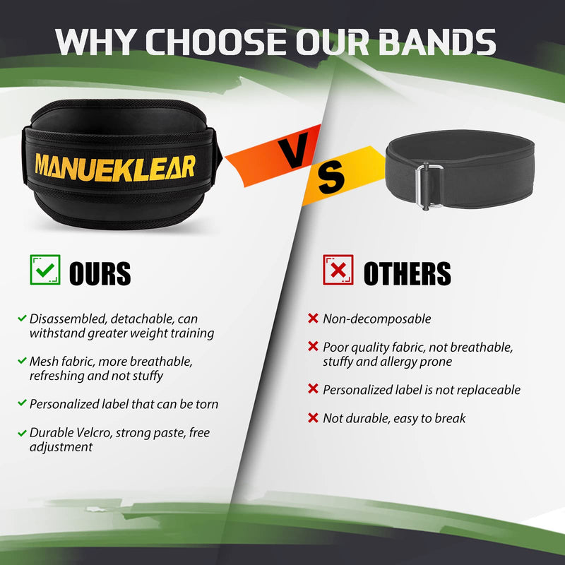 Weight Lifting Belt, Lifting Belts for Women Men,MANUEKLEAR Weightlifting Belt Quick Locking Back Support for Bodybuilding, Fitness, Powerlifting, Cross Training, Squats, Workout, Exercise L（36-41inches） Midnight Black