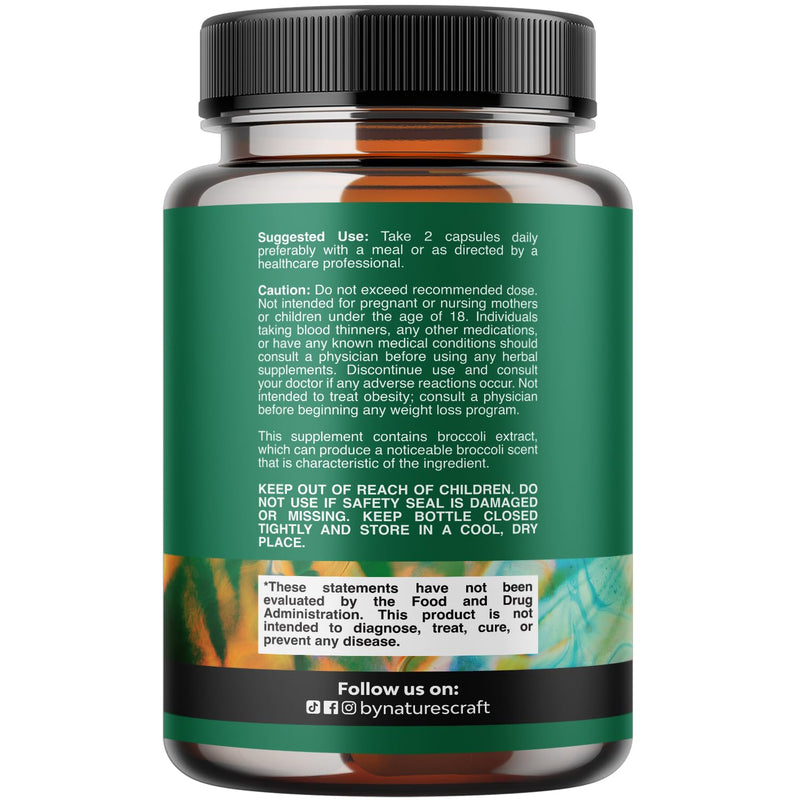 DIM Supplement for Men with Bioperine - Hormone Balance Support -60 Ct | DIM Estrogen Blocker for Men - Prostate Health Support - Diindolylmethane Testosterone Complex with Broccoli Florets 60 Count (Pack of 1)