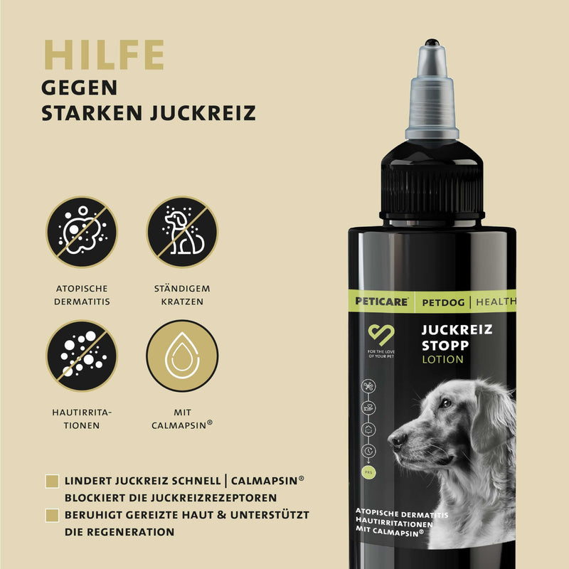 Itch Remedies for Dogs | Highly effective with Calmapsin® for atopic dermatitis & skin irritations | Quickly relieves & supports skin regeneration | unique PRS® system for long effects 50 ml