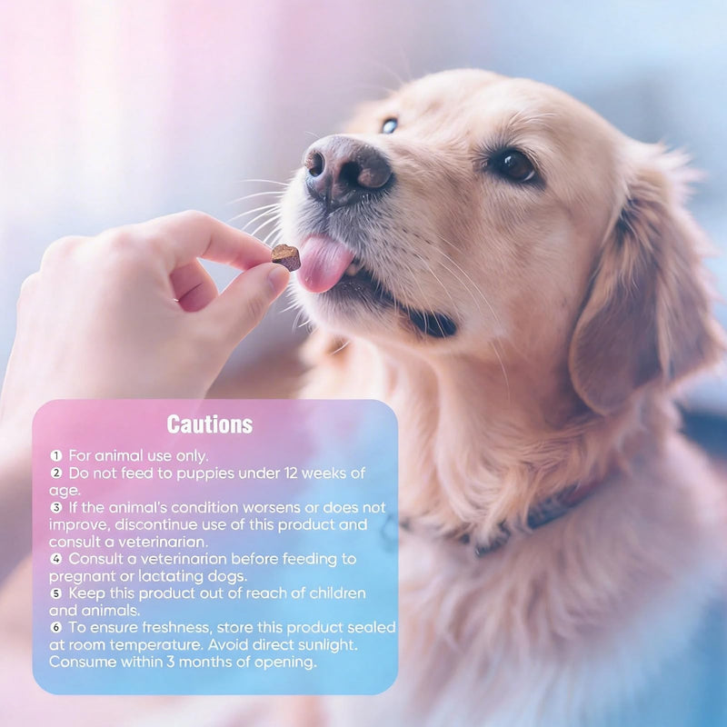 Dog Allergy & Skin Support Chews – Helps Maintain Healthy Skin and Coat, 200 PCS