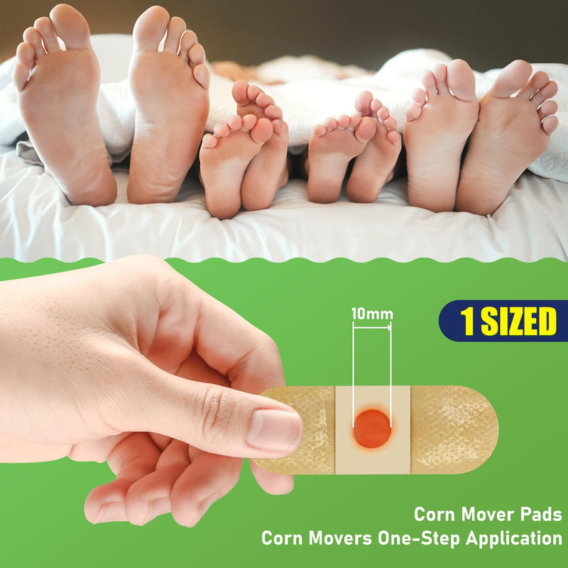 WABRINY Maximum Strength Corn Removers Pads for Feet and Toes, Fast Effective Foot Corn Removal Bandages for Kids Adults, All-Day Pain Relief, 30 Pack 30 Count (Pack of 1) - BeesActive Australia