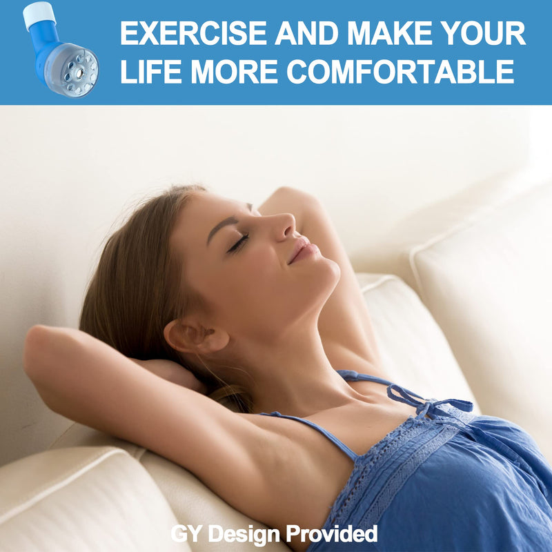 Mucus Clearance Device with 16/18/19MM Stainless Steel Balls, Flutter Valve Clearing Device and Breathing Muscle Exercising Device for Strenthing, GY Design Provided - BeesActive Australia