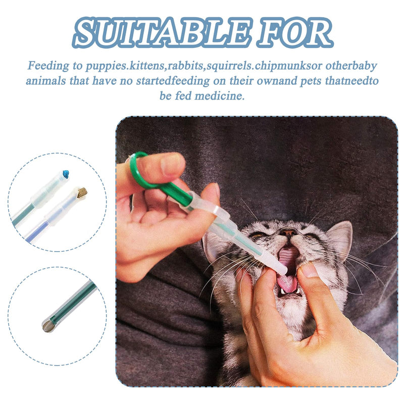 stroyayo Pack of 6 tablet dispensers for cats, reusable, easy medication administration, tablet dispenser for cats, ideal tool for baby animals, for cats and small pets - BeesActive Australia