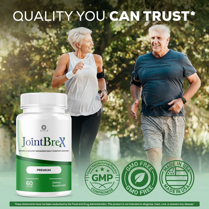 JointBrex Capsules - Official JointBrex Pills Advanced Support for Maximum Strength, All Natural Ingredients Premium Vitamins for Overal Health & Wellness Reviews, 60 Capsules for 1 Month 60 Count (Pack of 1)