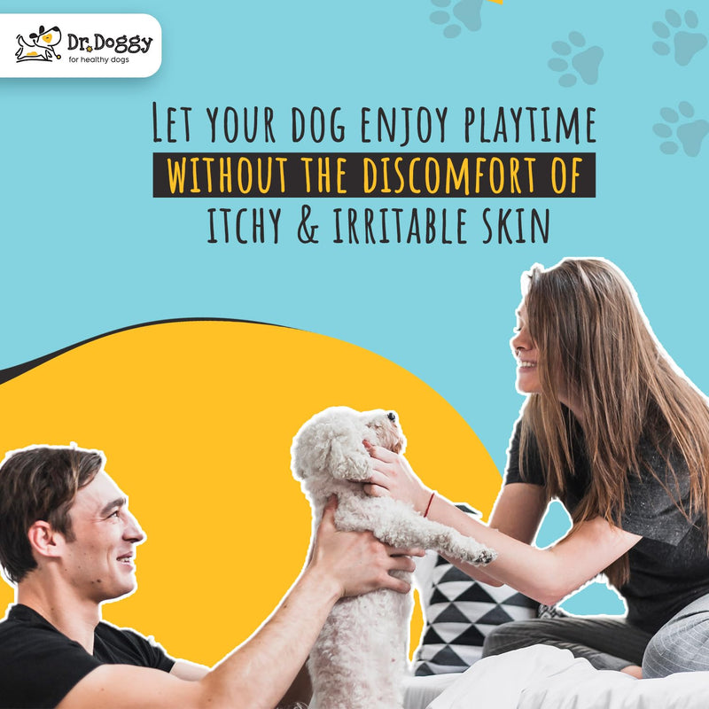 Dr Doggy Skin Healer 50ml – Dog Anti-Itch Spray & Moisturiser – Allergy & Dry Skin Relief, Hot Spot Treatment, Antiseptic & Odour-Free Care