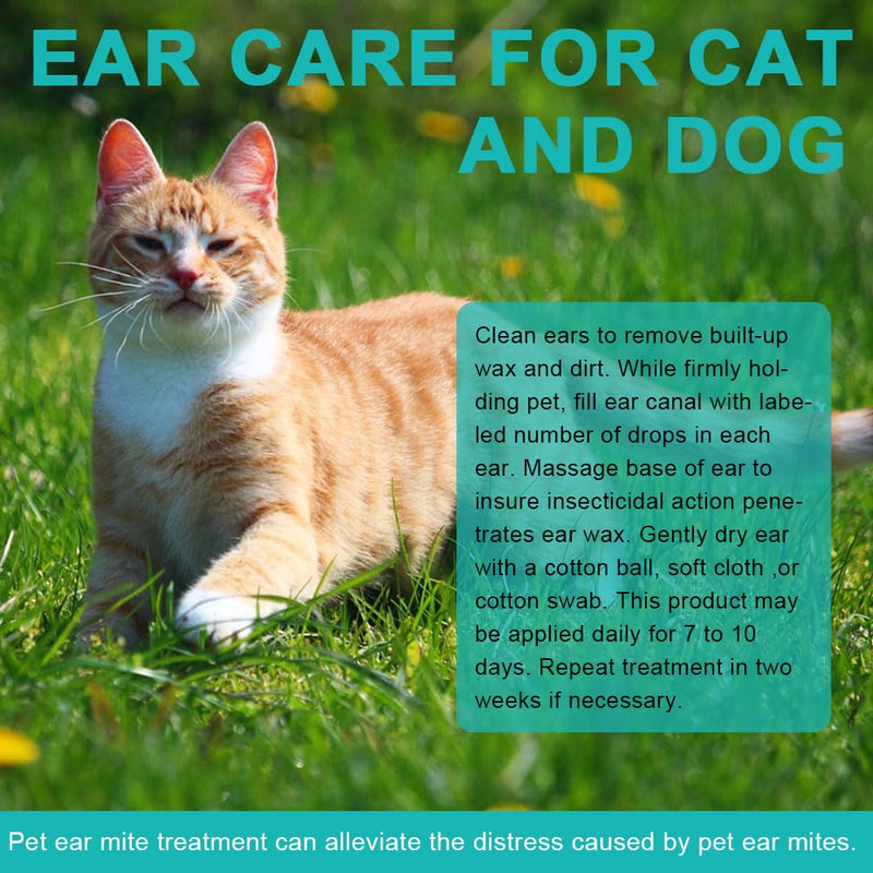 Dog Ear Infection Treatment Dog Ear Drops Ear Mite Treatment For Dog Ear Cleaner for Alleviation Suffering From, Ear Mites, Ear Inflammation Itching and Odours Stinky Stuff