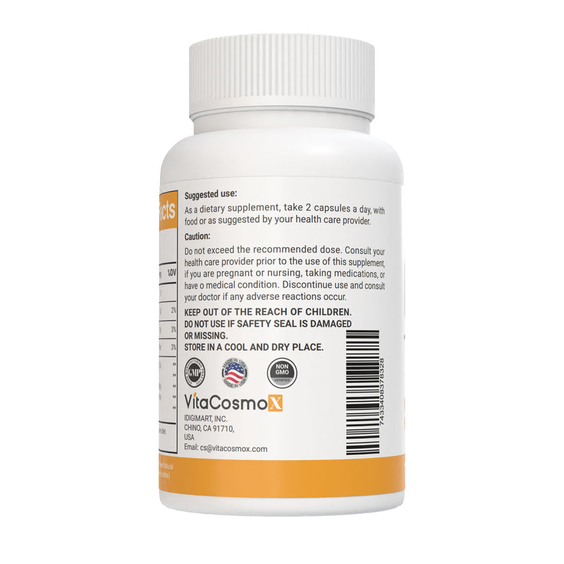 Omega-3 Fish Oil 1560mg, Triple Strength EPA & DHA, 120 Softgels - 60 Servings, Gluten Free, Non-GMO, and Vegetarian Friendly