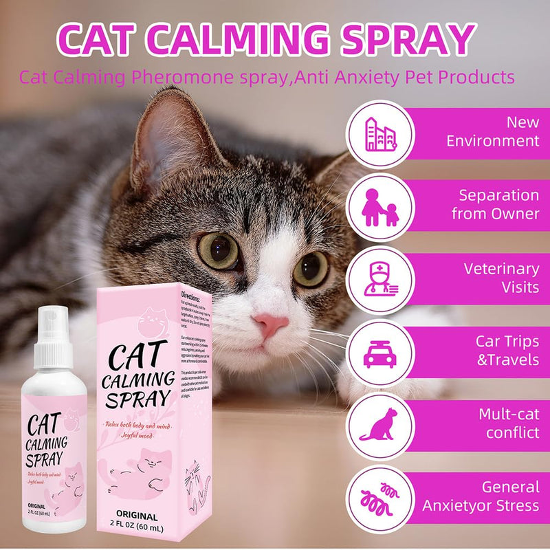 Cat Calming Spray Pink