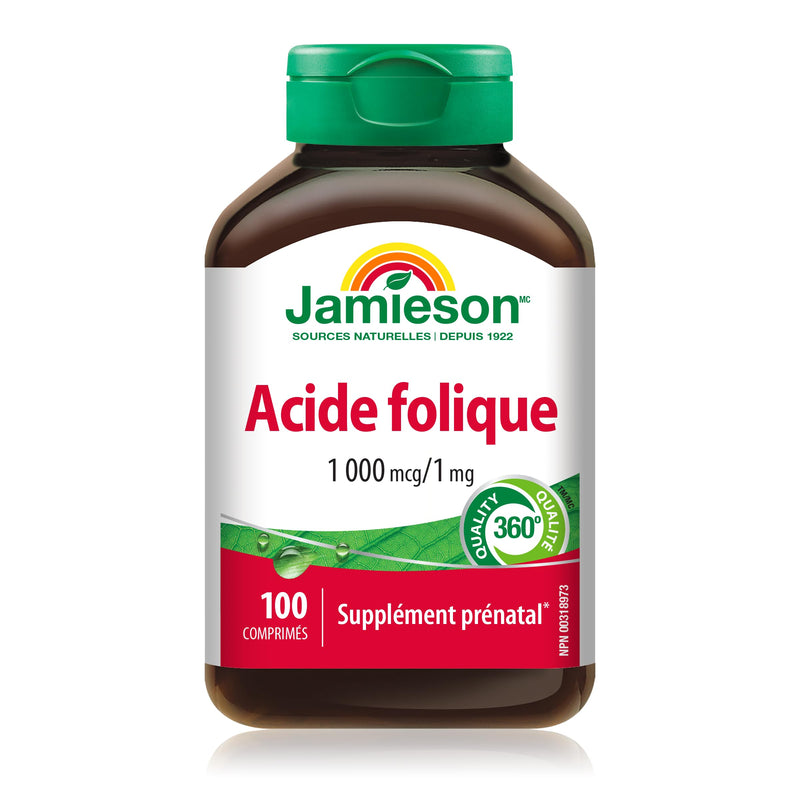 Jamieson Folic Acid 1mg 100 Tables