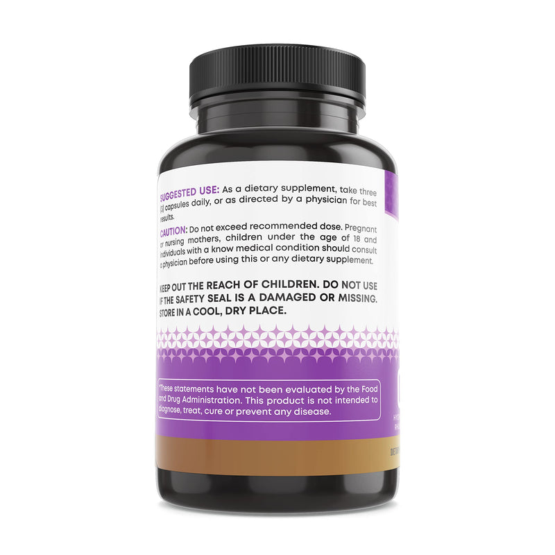 Ancient Bliss Leaky Gut Supplement, L Glutamine Capsules for Gut Support with Blessed Thistle and Hydrangea Root, Vegan and Non-GMO, 60 Capsules