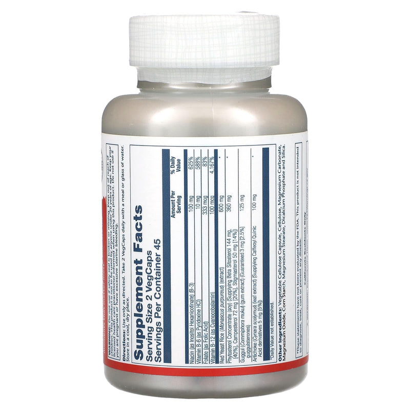 SOLARAY CardioComplete, Cardiovascular System Support | Red Yeast Rice, Guggul & Artichoke Extracts & More | 90 VegCaps - BeesActive Australia