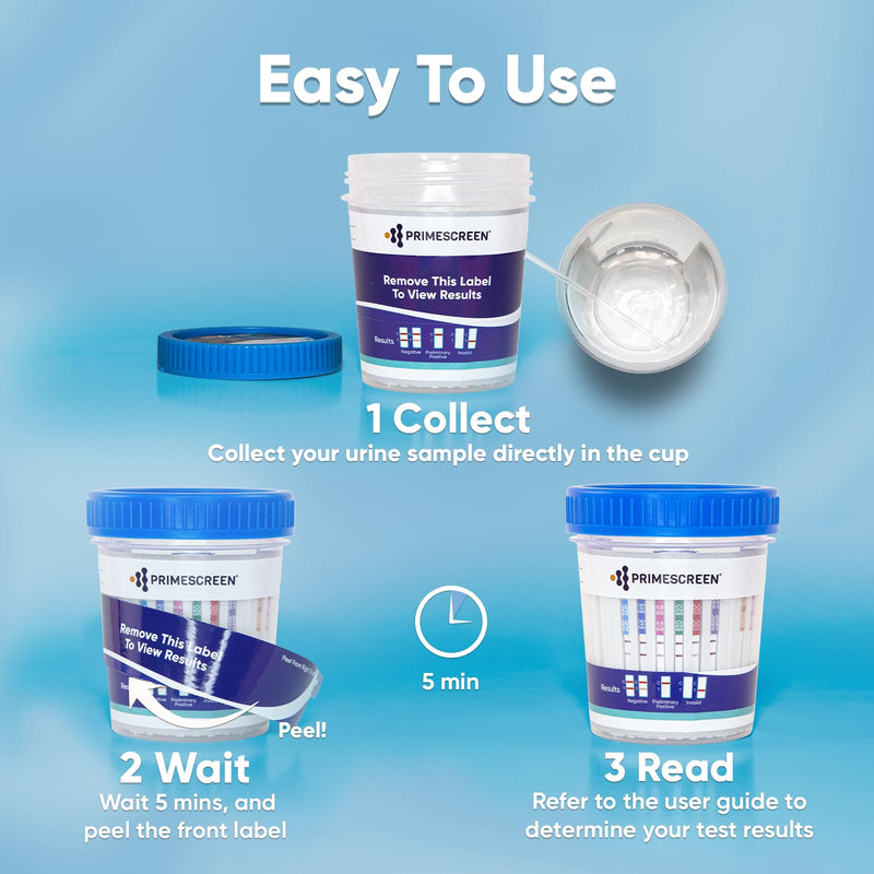 Prime Screen 14 Panel Test Kits, Instant Urine Testing - #TDOA-1144A3 -[2 Count]