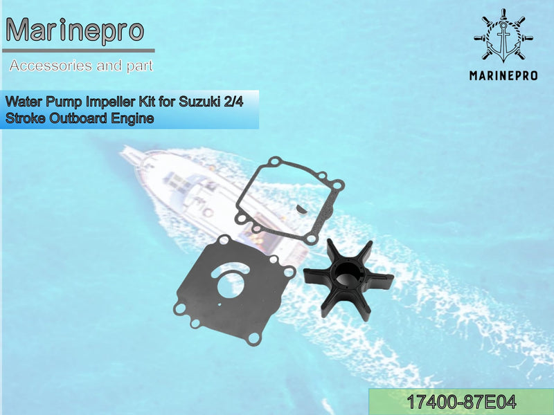 17400-87E04 17400-87E03 17400-87E01 17400-87E00 Water Pump Impeller Repair Kit for Suzuki Outboard 60 70 90 100 HP DF60 DF70 DT100 DT90 Boat Motor Engine Parts Sierra 18-3254 for Suzuki 60 70 90 100 HP 17400-87E01
