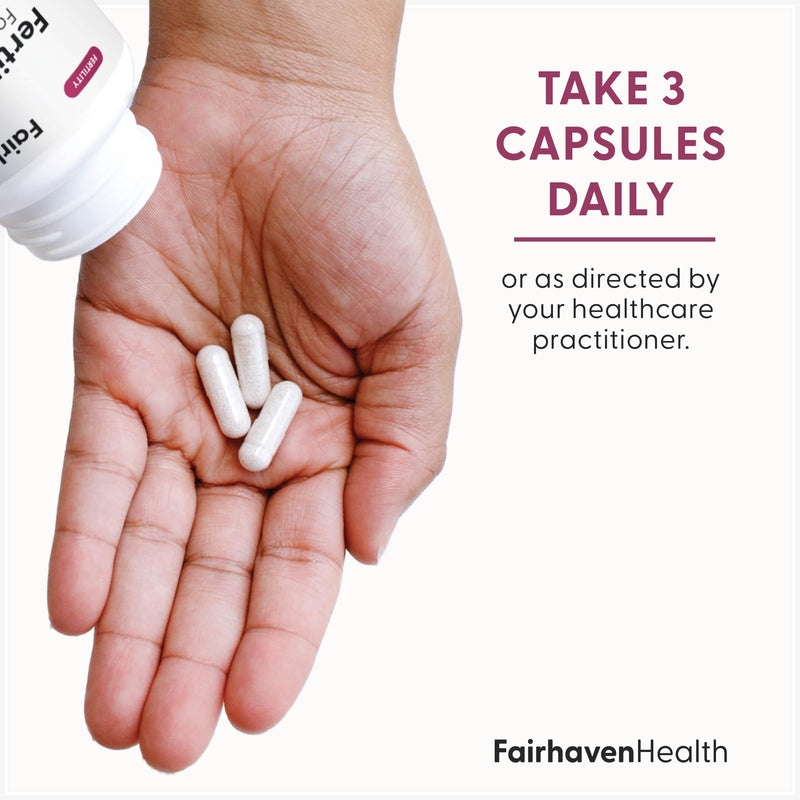 Fairhaven Health FertileCM Fertility Supplement for Women, Capsules - Fertile Cervical Mucus, Ovulation Cycle, Includes L-Arginine, N-Acetyl-Cysteine, Grape Seed Extract and Vitamin C - 90 Capsules