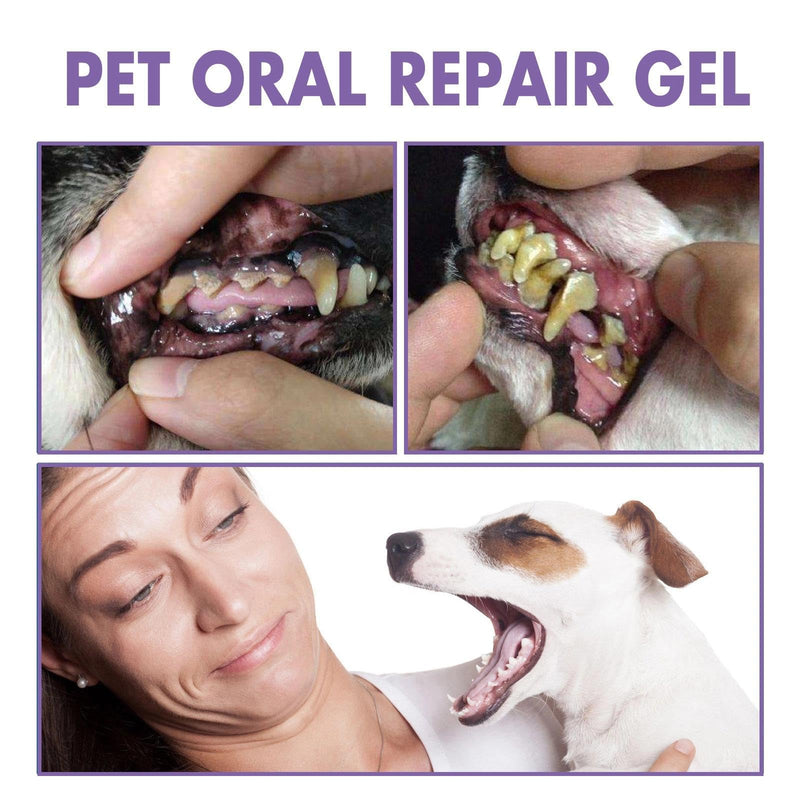 2PCS Pet Dental Care Gel – Advanced Teeth Cleaning Pen for Dogs & Cats, Freshens Breath & Removes Plaque, Easy-to-Use Oral Hygiene Solution for Pets