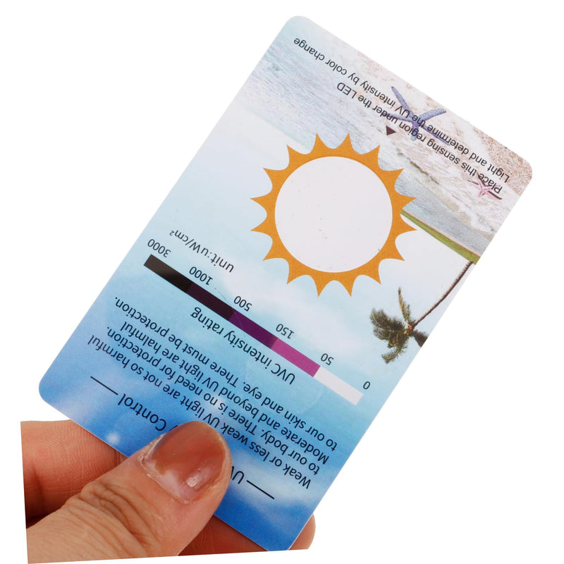 COLLBATH 10 pieces UV test cards for reptiles UV identification cards for checking UV intensity UVC test tools for terrariums Reusable and precise measurement - BeesActive Australia