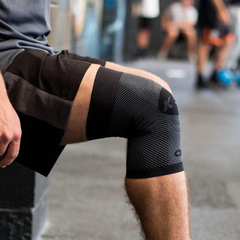 OS1st KS7 Performance Knee Brace with Compression Zone Technology–Stabilizing Knee Sleeve for Pain Relief, Patella Support, Running, Arthritis, Men & Women Large Tan - BeesActive Australia