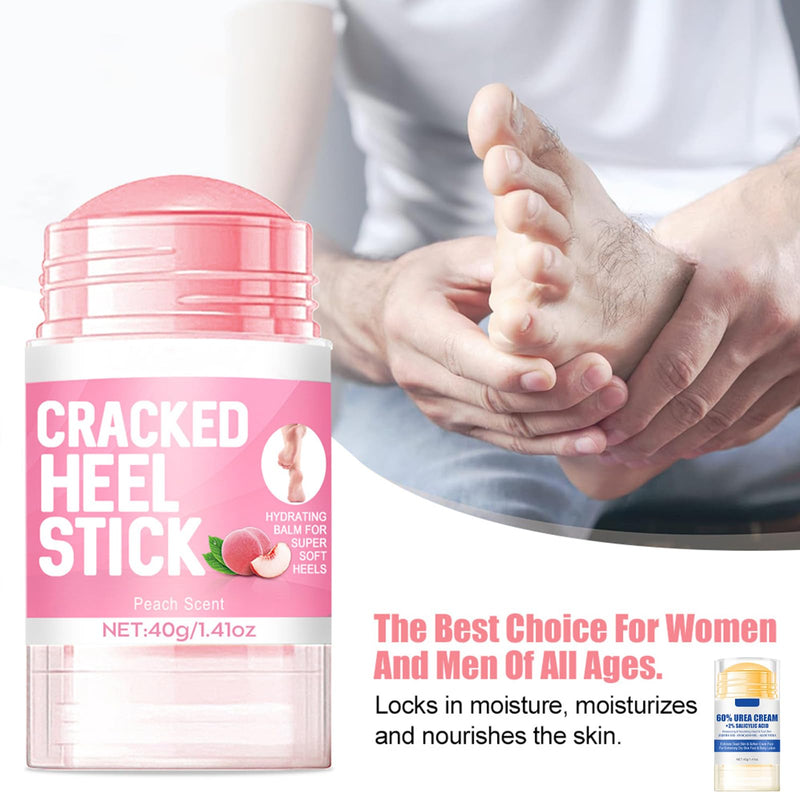 2pcs 60% Urea Hydrating and Anti-Cracking Foot Cream, 2025 Upgraded Moisturising and Relieves Cracking and Dryness Foot Cream for Dry Cracked Feet And Hands（aloe + peach） - BeesActive Australia