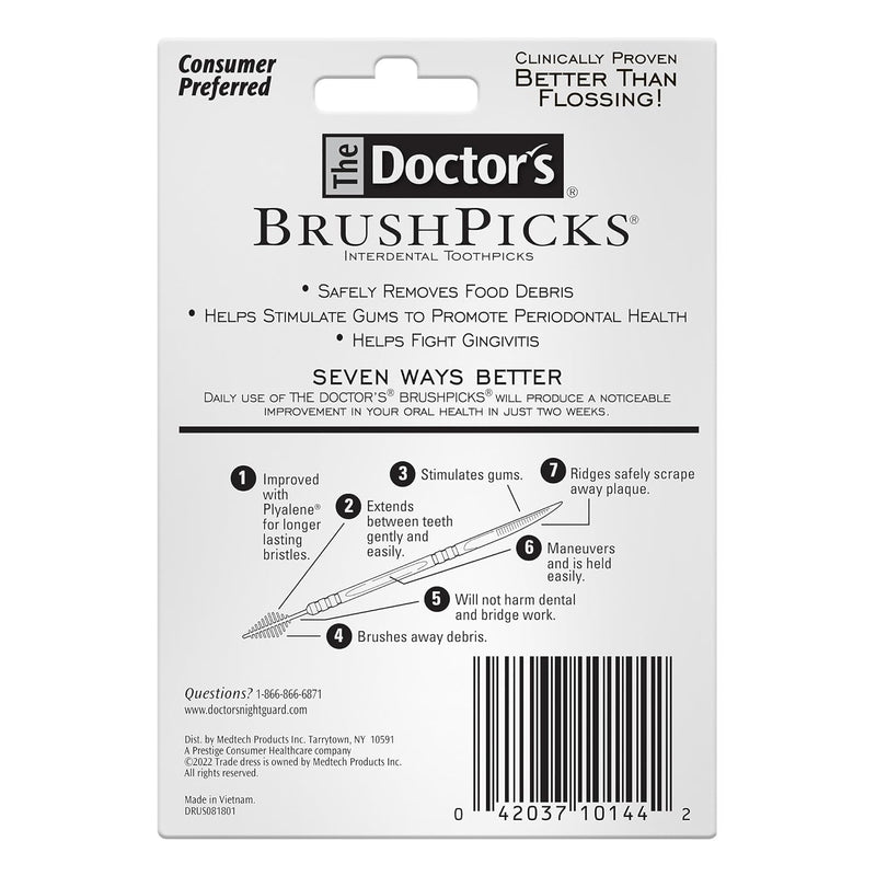 The Doctor's BrushPicks Interdental Toothpicks, 275 Count (Pack of 9) 275 Count (Pack of 9) - BeesActive Australia