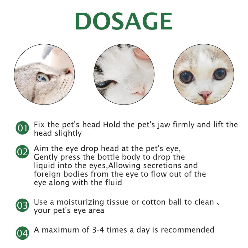 Pet Eye Drops for Dogs & Cats – Relieve Itchy, Irritated Eyes, Pink Eye, Allergy Symptoms & Tear Stains – Safe, Gentle Formula for Eye Care – Suitable for All Pets - BeesActive Australia