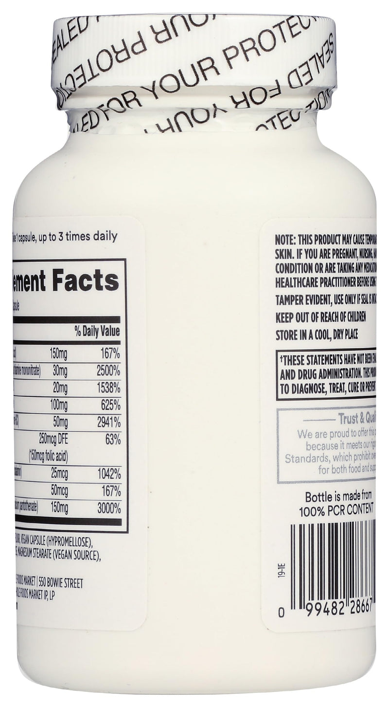 365 by Whole Foods Market, Vitamin B Stress Complex with Vitamin C, 90 Veg Capsules