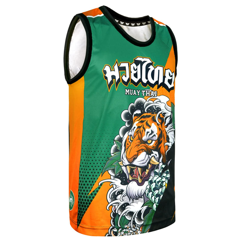 Tuff Sport Tank Top Muay Thai Boxing Vest Top Workout Shirt Sleeveless Gym Fitness Training X-Large Tuf-tt107 - BeesActive Australia