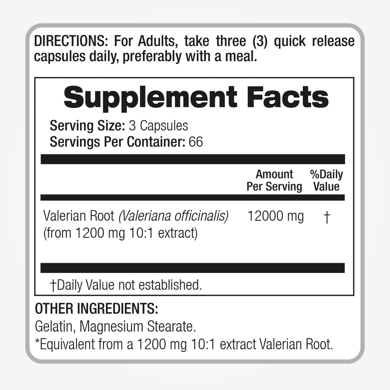 FITO MEDIC'S Lab | valerian root |200 capsules |12000 mg| valerian root capsules | valerian | valerian root herb | valerian root extract | concentrate extract |Ultra high Absorption. - BeesActive Australia