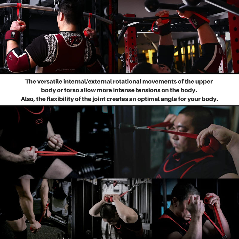 Premium Silicone Grips with Straps, 'Ogrip' (Hand Grips Strength Trainer Exerciser for Pull up, Rows, Fitness, Workout/Thick Grip Training Adapter, Fat Bar Weight Lifting, Barbells, Dumbbells)