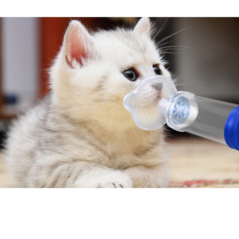 Cat Aerosol Inhaler Spacer Chamber To Help With Breathing for Feline with Asthma 2 Sizes of Mask, Will Fit all Cats and Small to Mediu Asthma or COPD (for Cat)