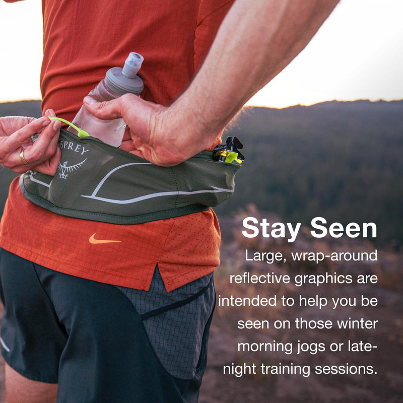 Osprey Duro Dyna LT Hydration Waist Pack for Running Extended Fit Phantom Grey/Toffee Orange