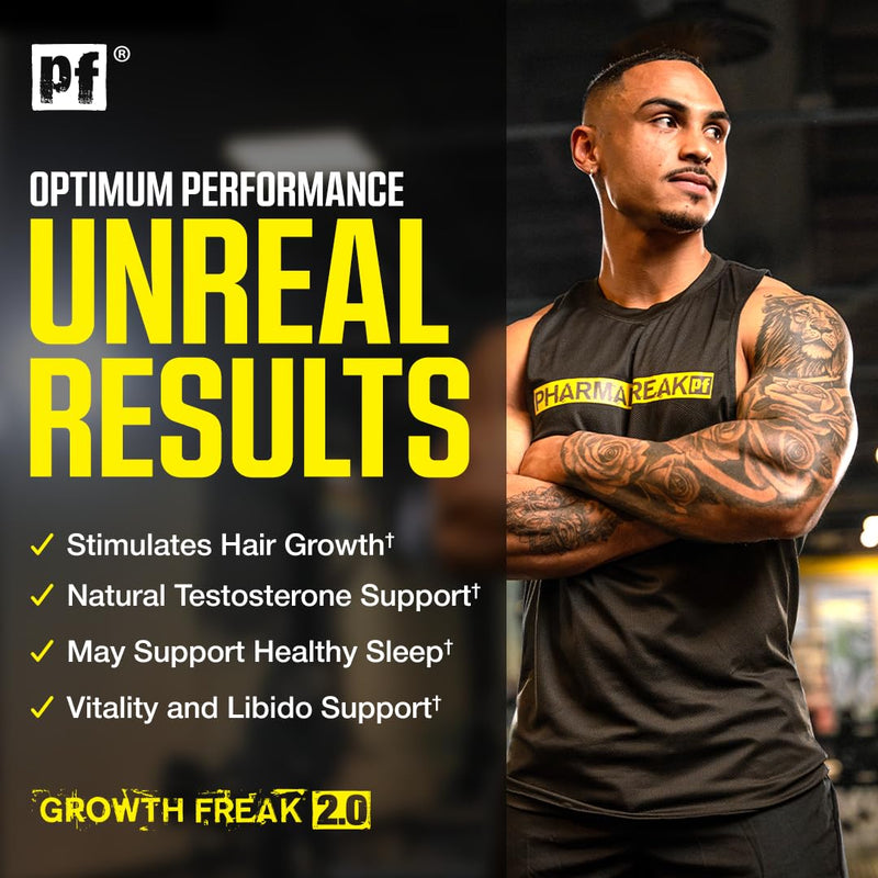 Pharmafreak Growth Freak 2.0 - Men's Ashwagandha Recovery Complex